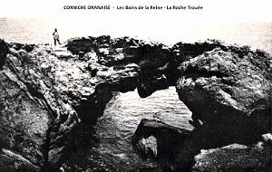 ORAN - CORNICHE - BAINS DE LA REINE - ROCHE TROUEE